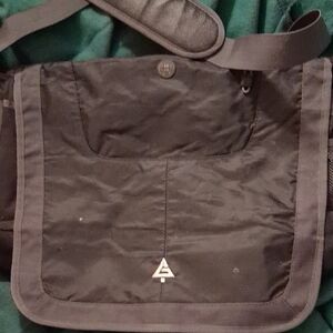 Sleek Black Messenger Bag